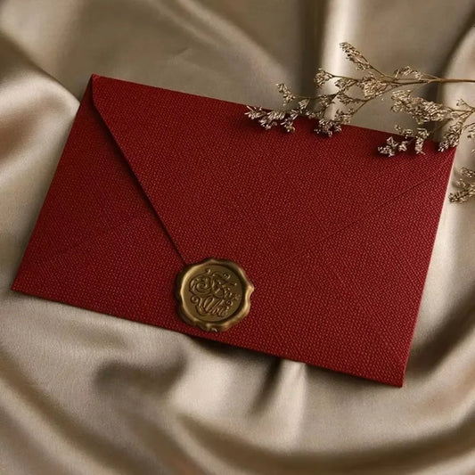 3Pc Linen Envelope Letter Set Love Letter Lacquer Envelope Cowhide Special Paper Invitation Postcard Thicken Envelope Stationery